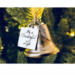 It's a Wonderful Life Inspired Christmas Angel ornament